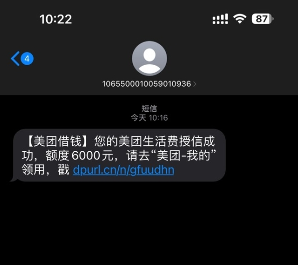 美团生活费从来都没额度，今天居然给了6000成功到账